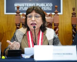 Delia Espinoza habló sobre el fallo de Ley de Extinción de Dominio. Foto: Ministerio Público